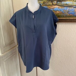 Figs Women's Navy Blouse